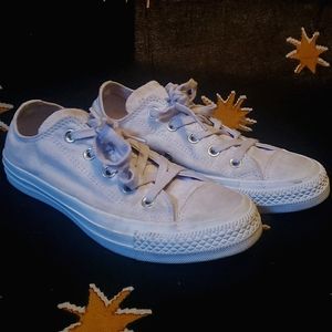 Washed Purple Low Rise Converse